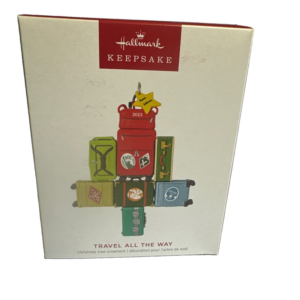 Hallmark 2023 Keepsake "Travel All the Way" Christmas Ornament New In Box